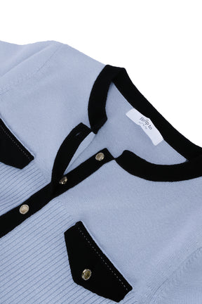 Gabrielle Belted Knit Dress