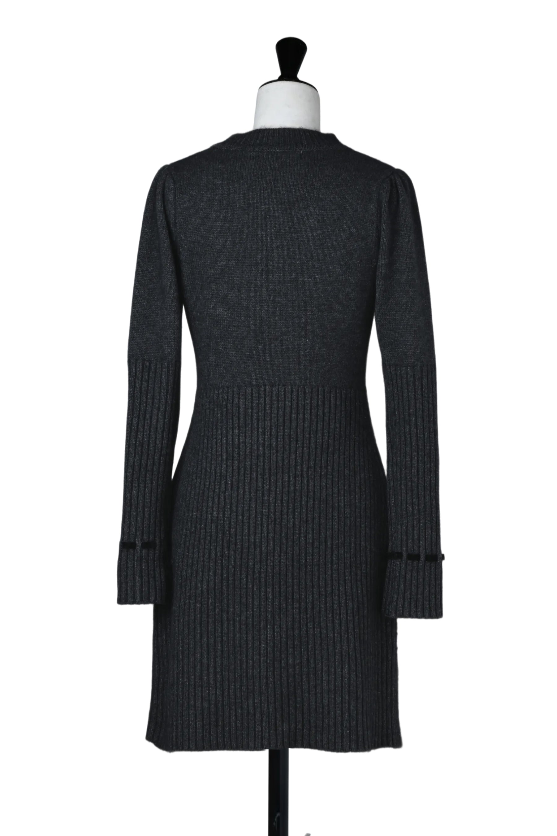 Moor Argyle Ribbon Knit Dress