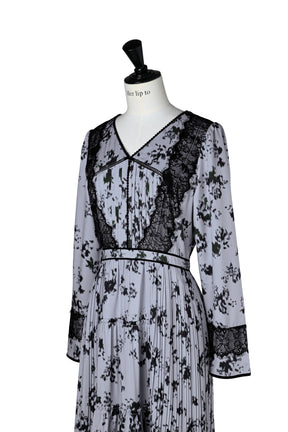 Grasse Floral Pleated Dress