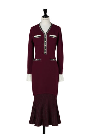 Isaline Long Knit Dress