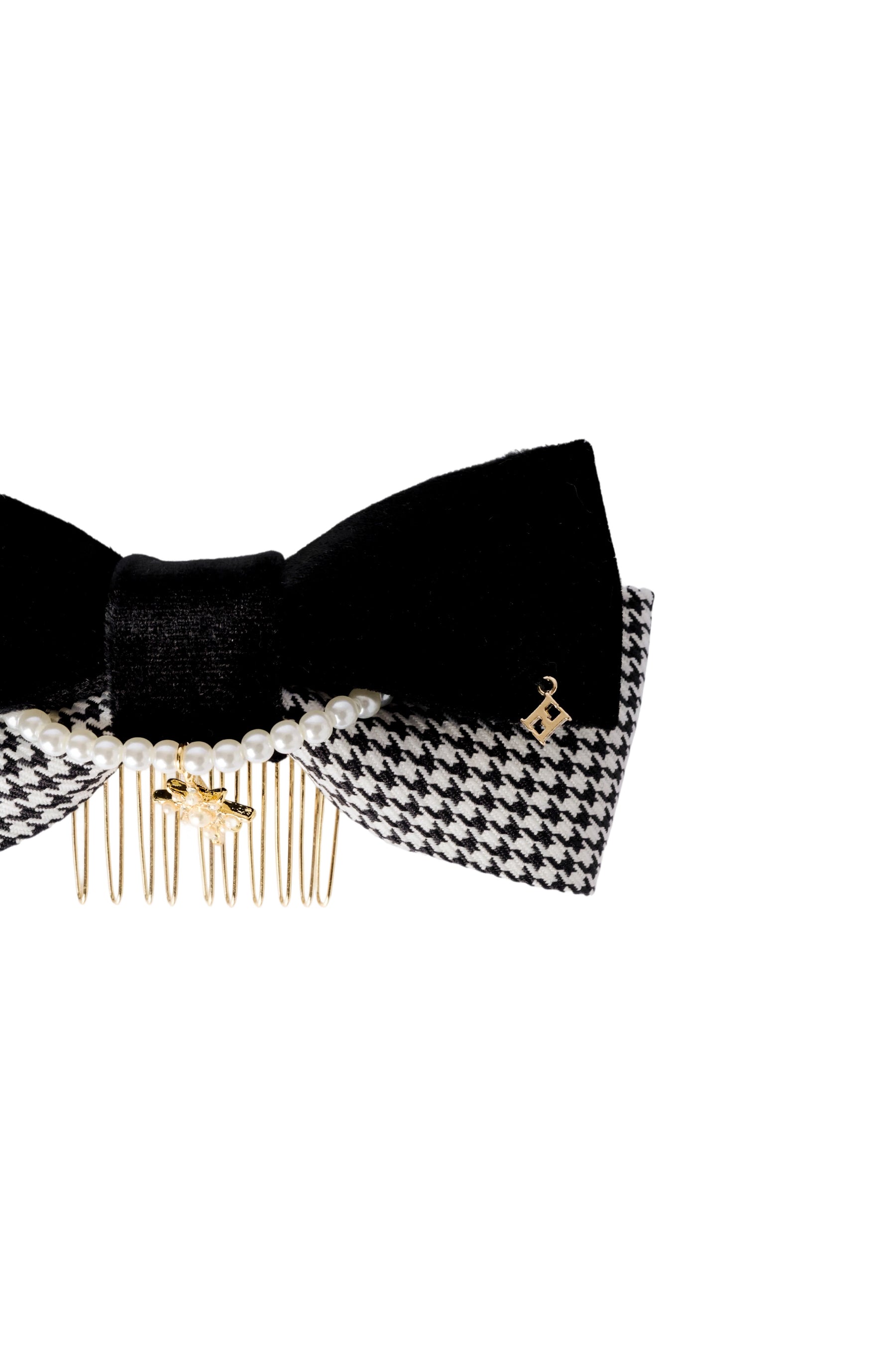 Double Houndstooth Ribbon Comb
