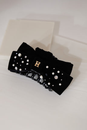 Crystal Ribbon Hair Clip