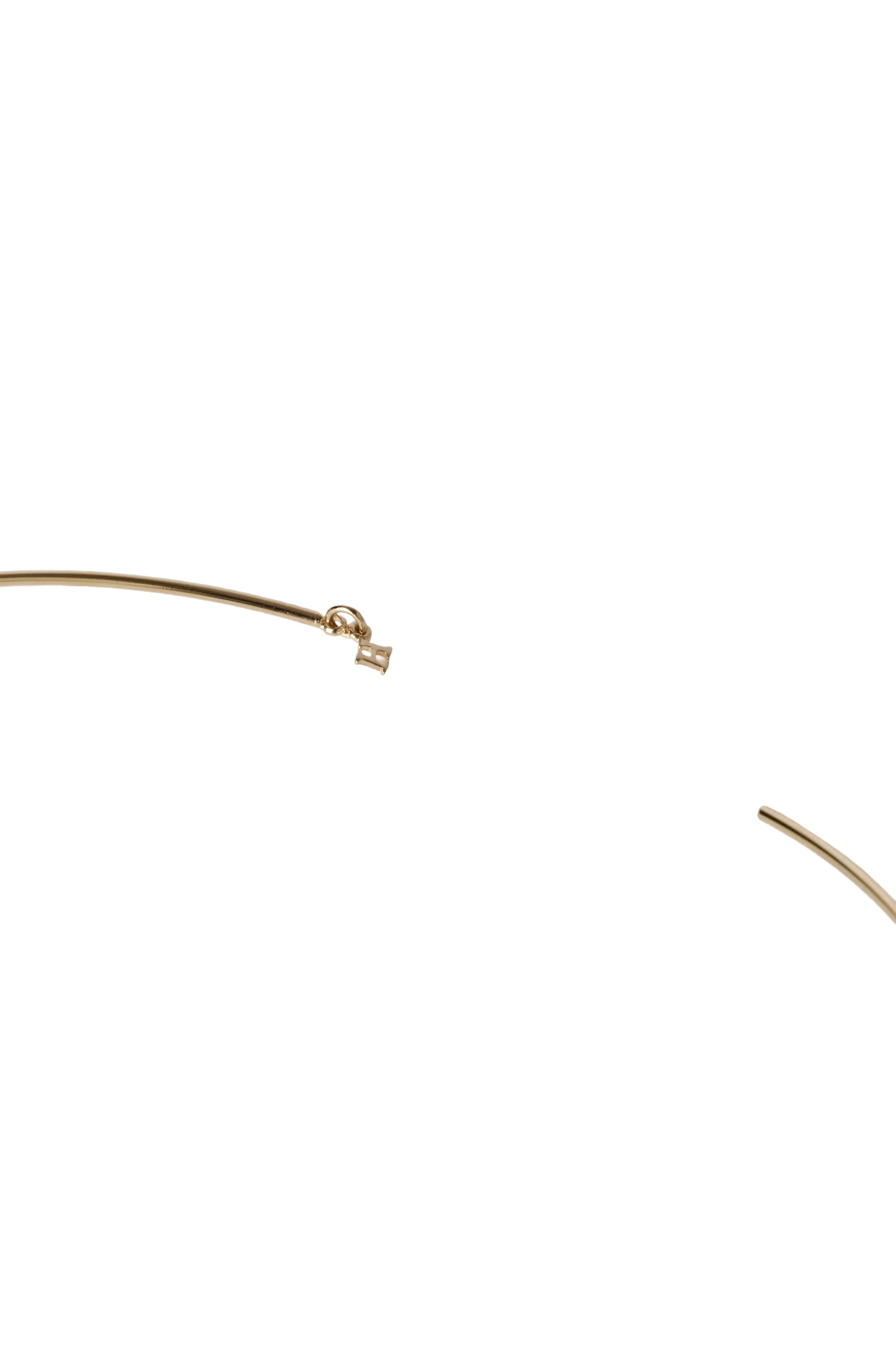 Double Crystal Ribbon Choker