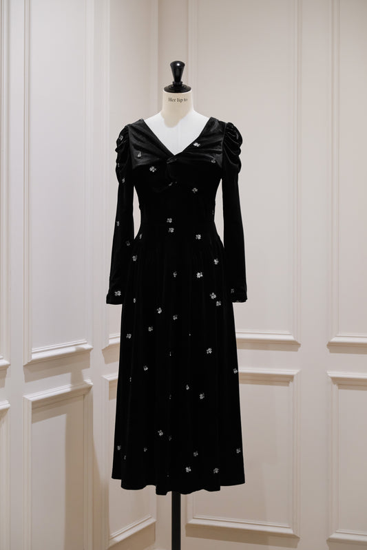 Belmont Floral Velour Dress