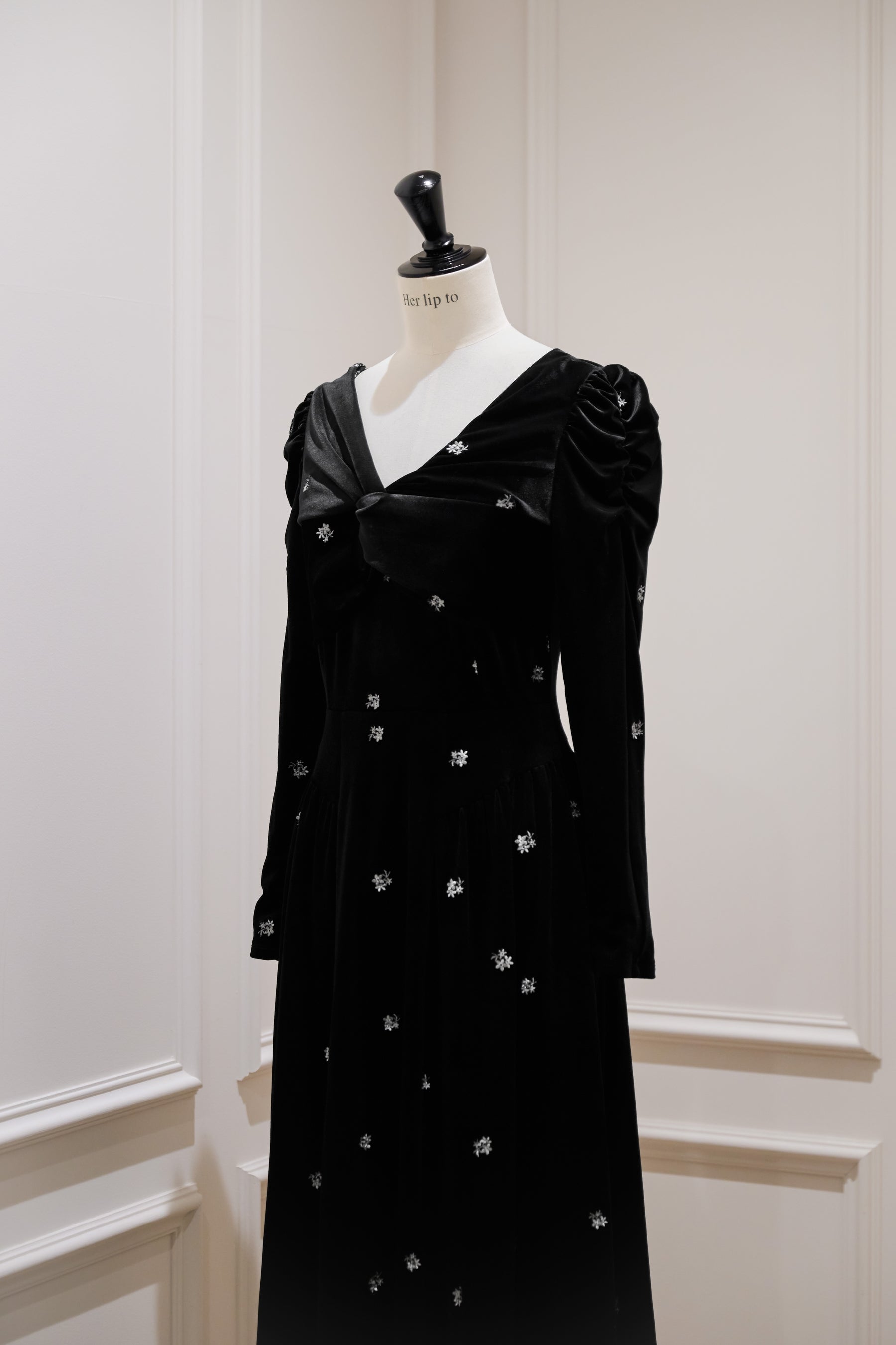 Belmont Floral Velour Dress