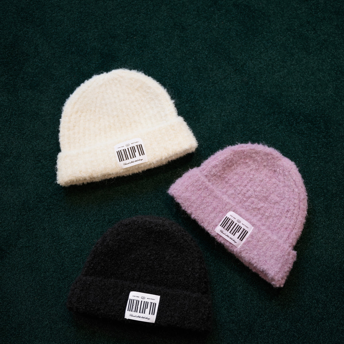 新色】HLT Boucle Knit Cap