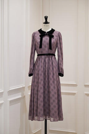 Bristol Plaid Ribbon Dress