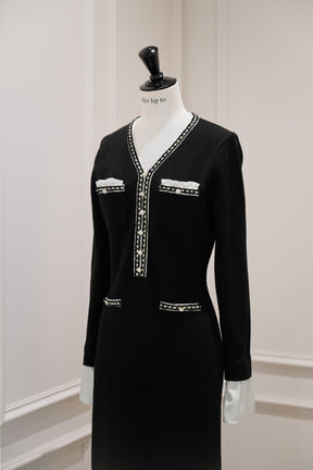 Isaline Long Knit Dress