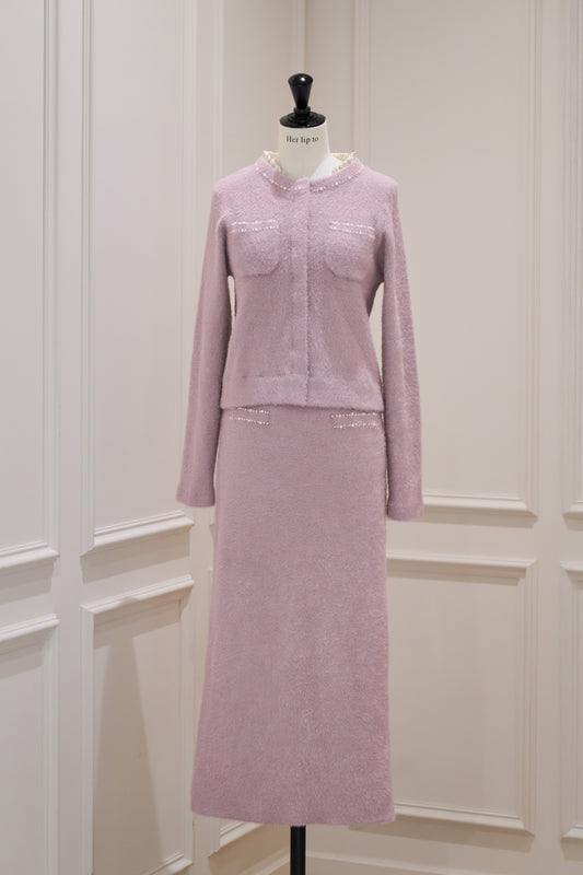 Corinthia Shaggy Knit Set