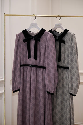 Bristol Plaid Ribbon Dress