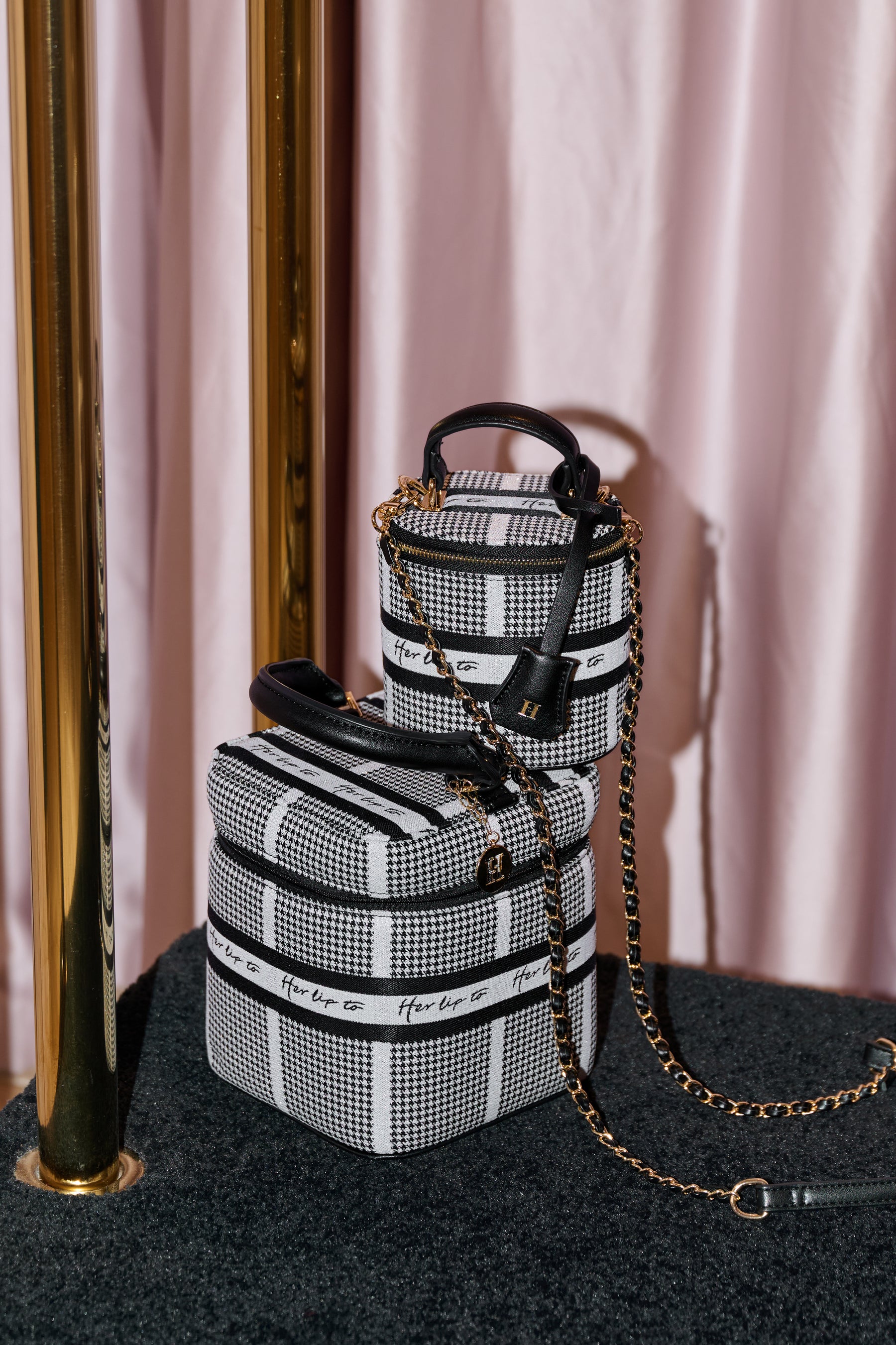 HLT Jacquard Mini Vanity Bag