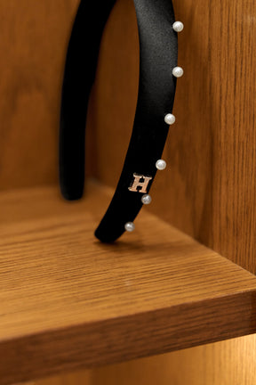 Pearl Velour Headband