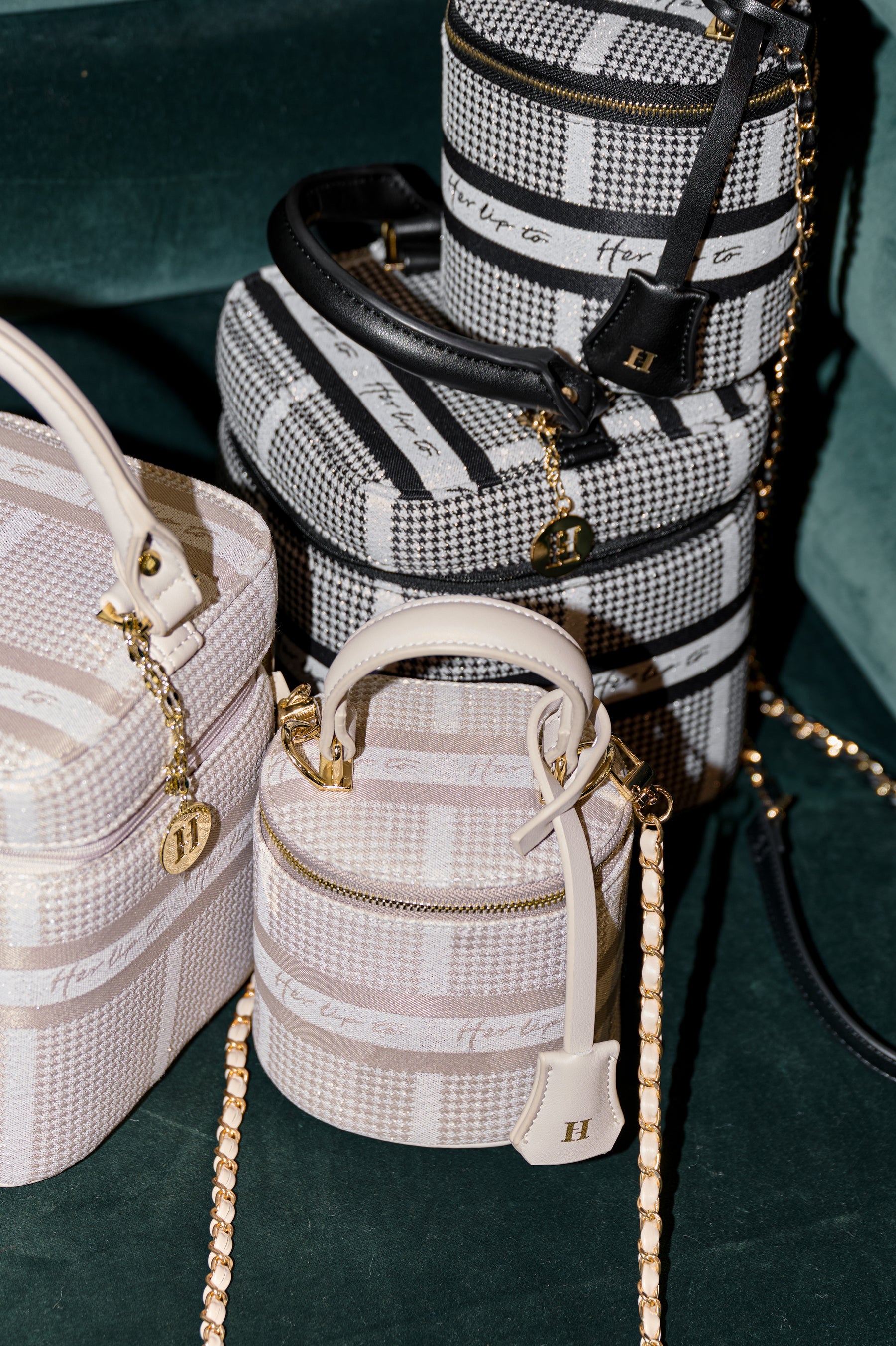 HLT Jacquard Mini Vanity Bag