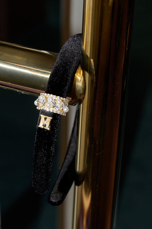 [Ships in mid-January]Crystal Charm Headband