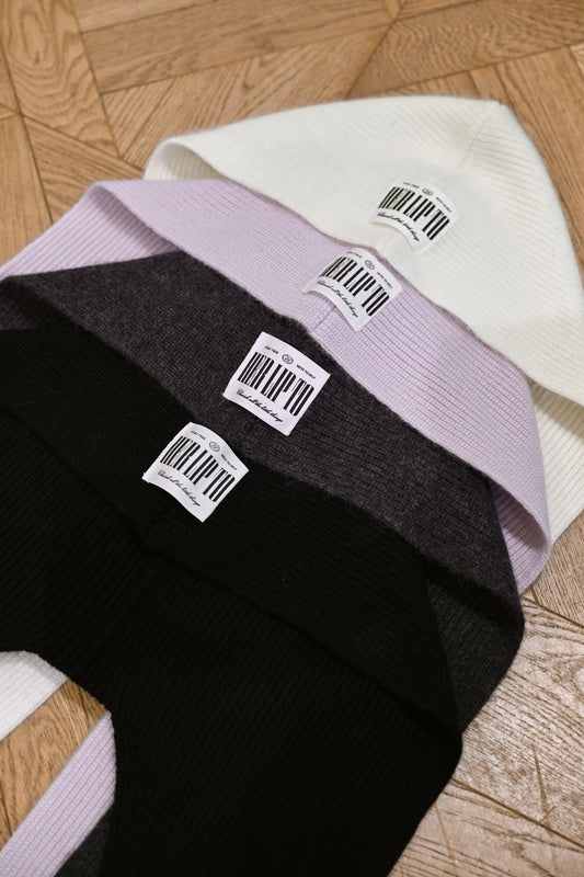 【新色】Knit Hooded Stole