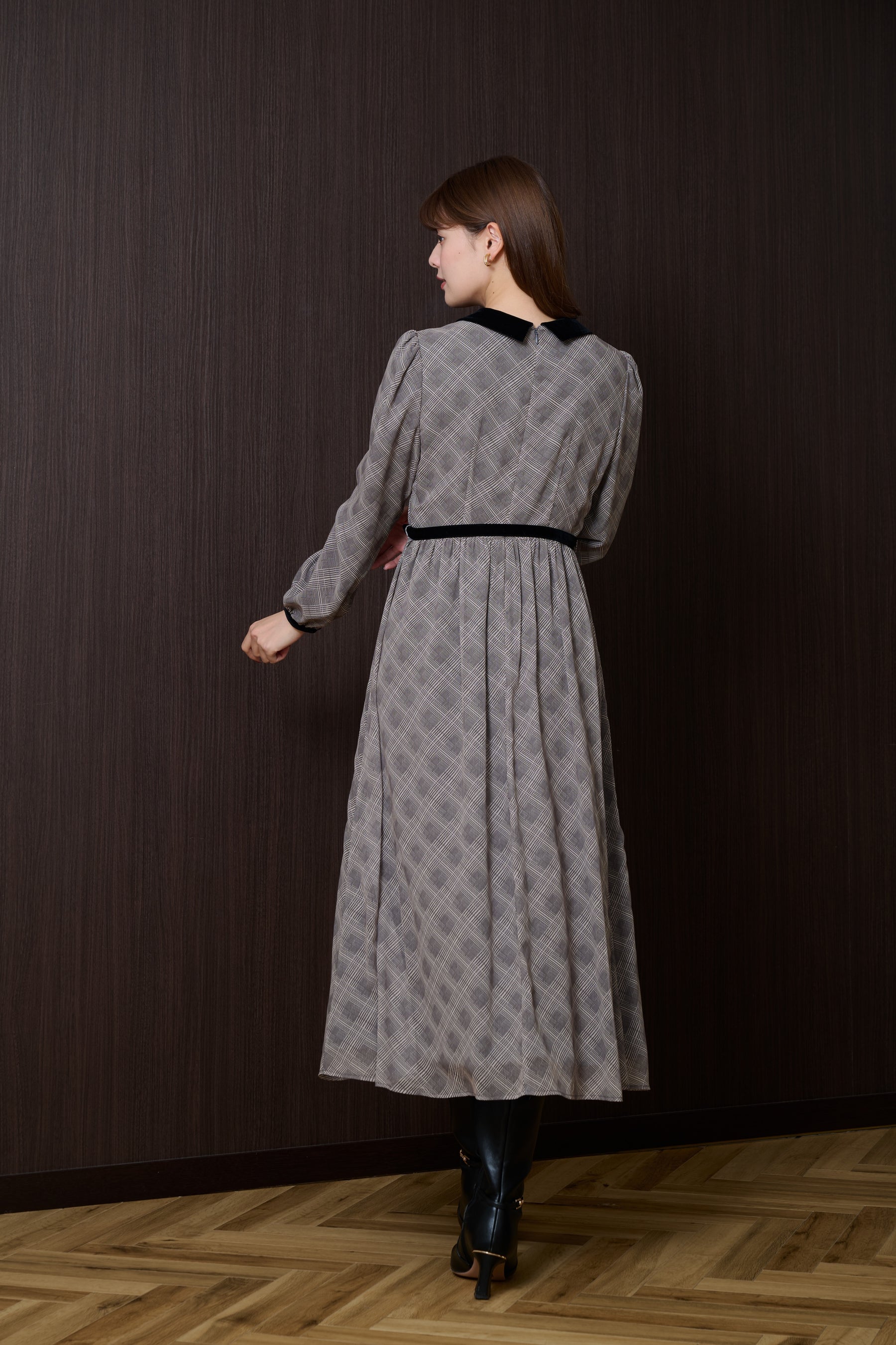 Bristol Plaid Ribbon Dress