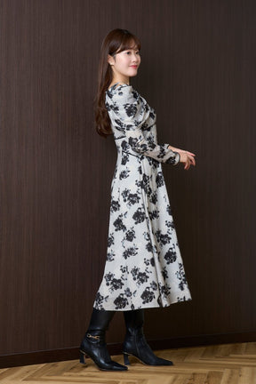 【12月中旬発送】Winter Rose Dress