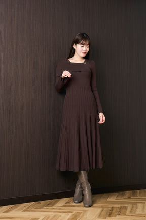 【1月中旬発送】La Lueur Knit Dress