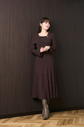 【1月中旬発送】La Lueur Knit Dress