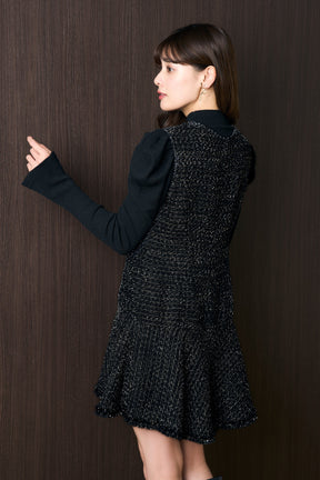 【1月下旬発送】Victoria Tweed Jumper Dress