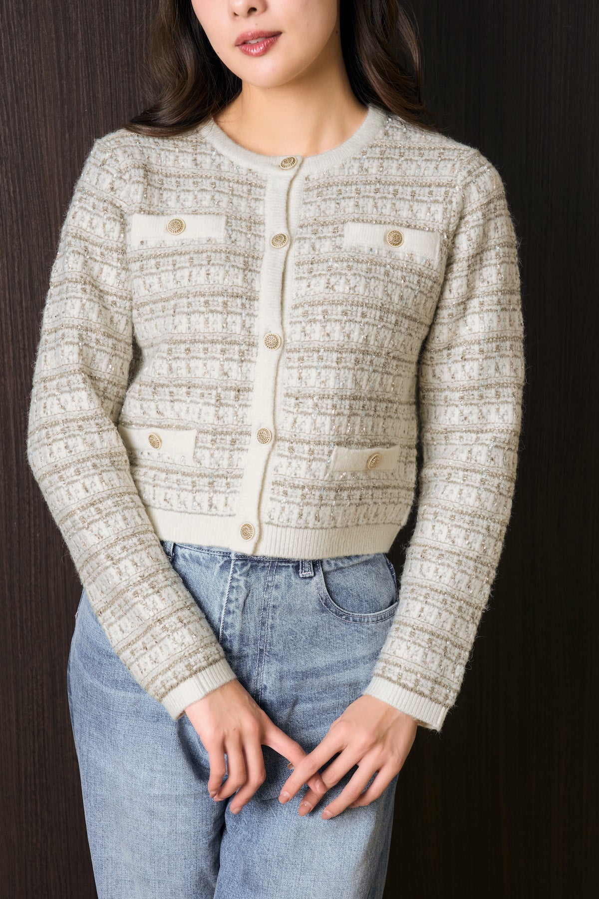 Bristol Tweed Knit Cardigan