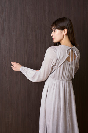 Moon Glow Dot Pleated Dress