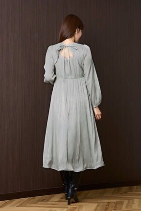 Moon Glow Dot Pleated Dress