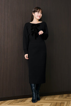 【1月下旬発送】Simone Knit Long Dress