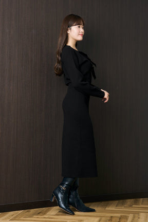 【1月下旬発送】Simone Knit Long Dress