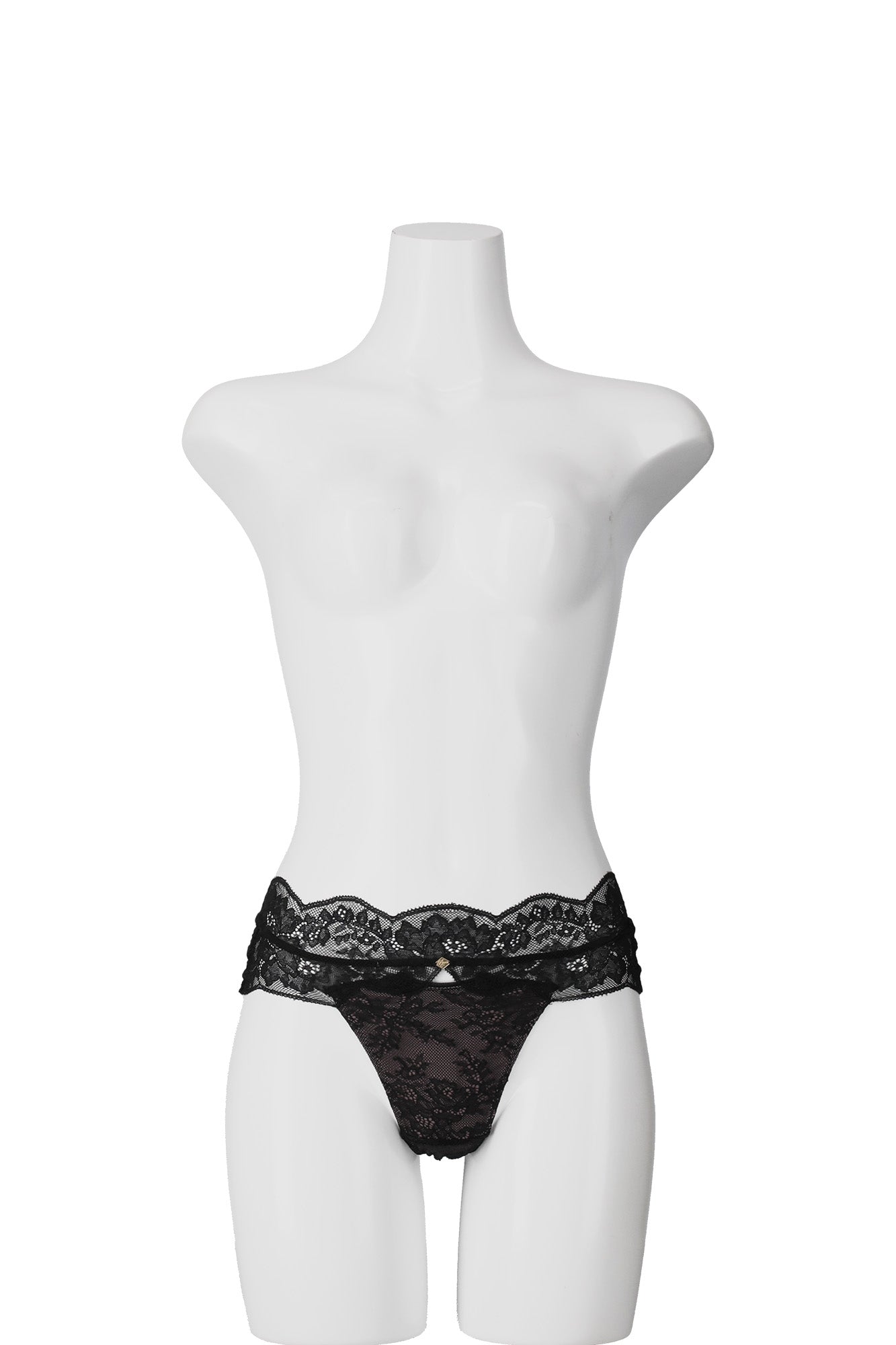 【black】La Vie en Rose Thong