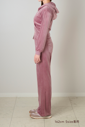 【rose】Off-Duty Sculpt Velour Set