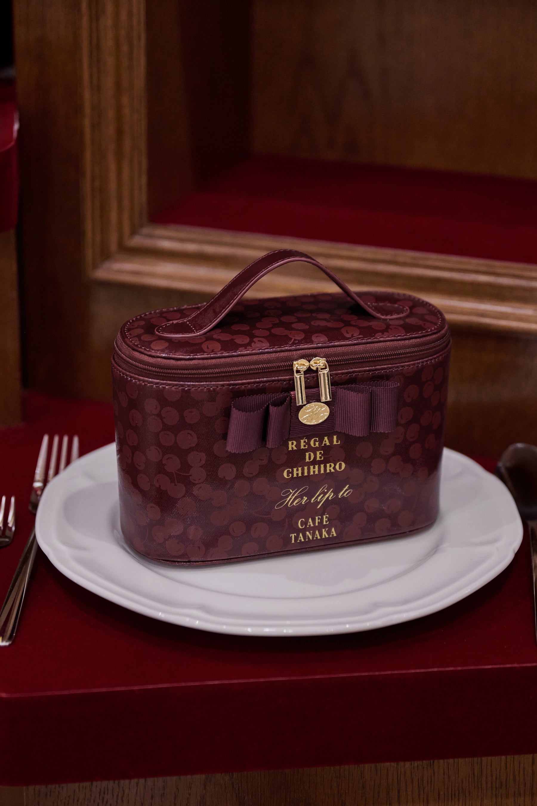 CAFÉ TANAKA × Her lip to Vanity Pouch