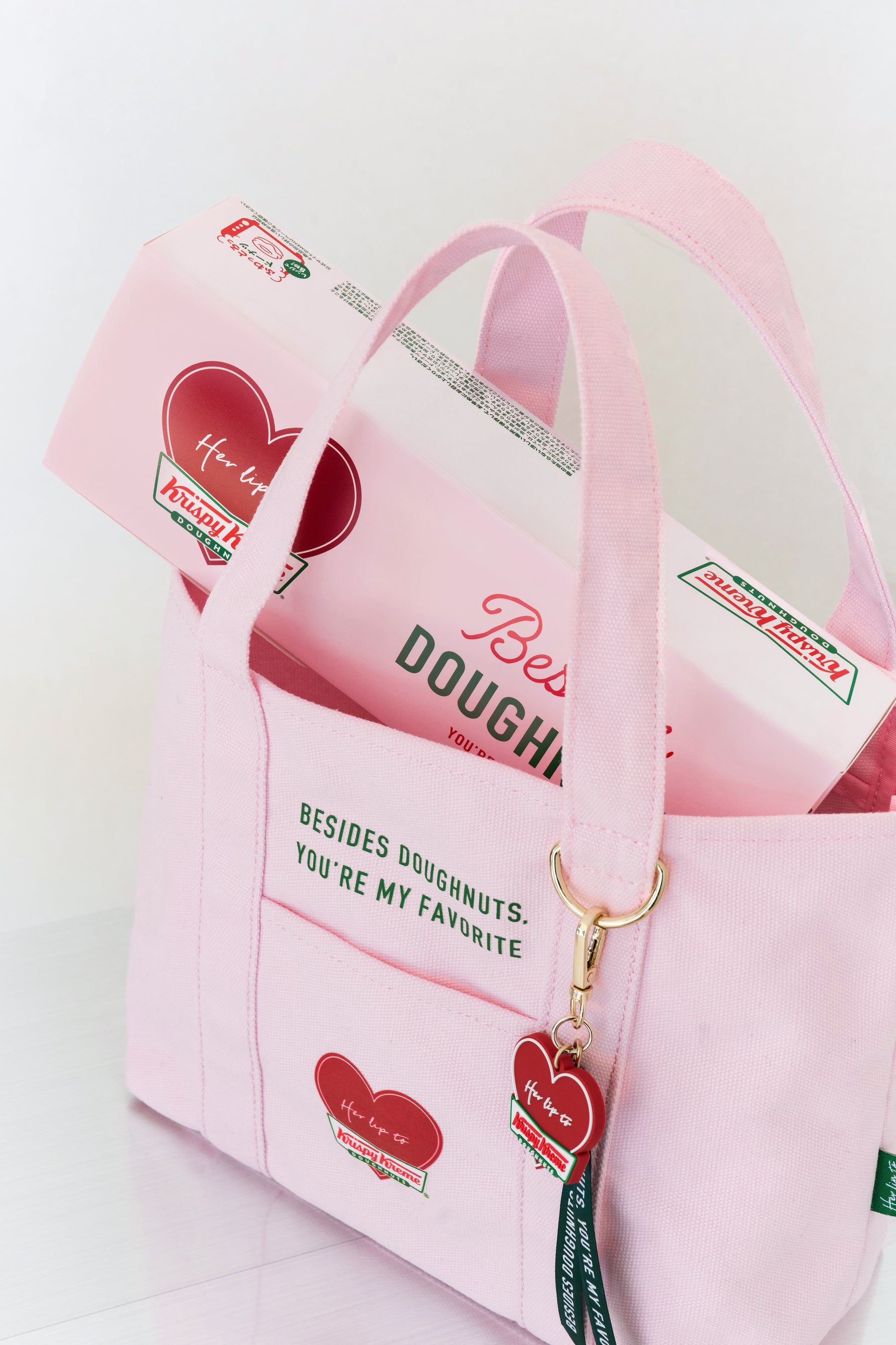 Krispy Kreme Doughnuts × Her lip to Tote Bag