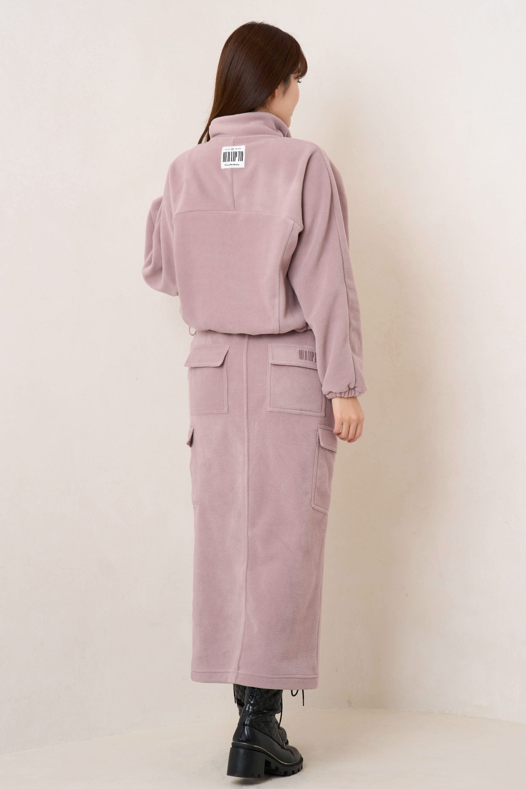 Flight Mode Fleece Long Skirt