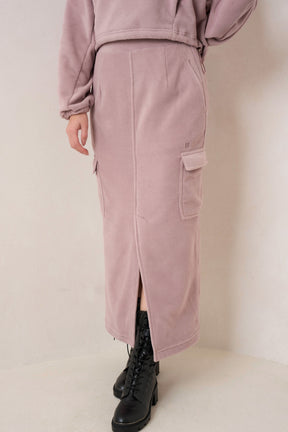 Flight Mode Fleece Long Skirt