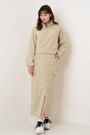 Flight Mode Fleece Long Skirt