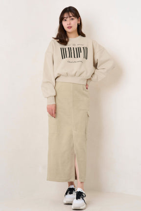 Flight Mode Fleece Long Skirt