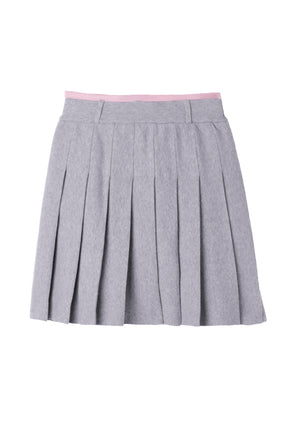 [Ship in mid-January] Luxe Comfort Pleated Knit Mini Skirt