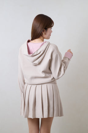 [Ship in mid-January] Luxe Comfort Pleated Knit Mini Skirt