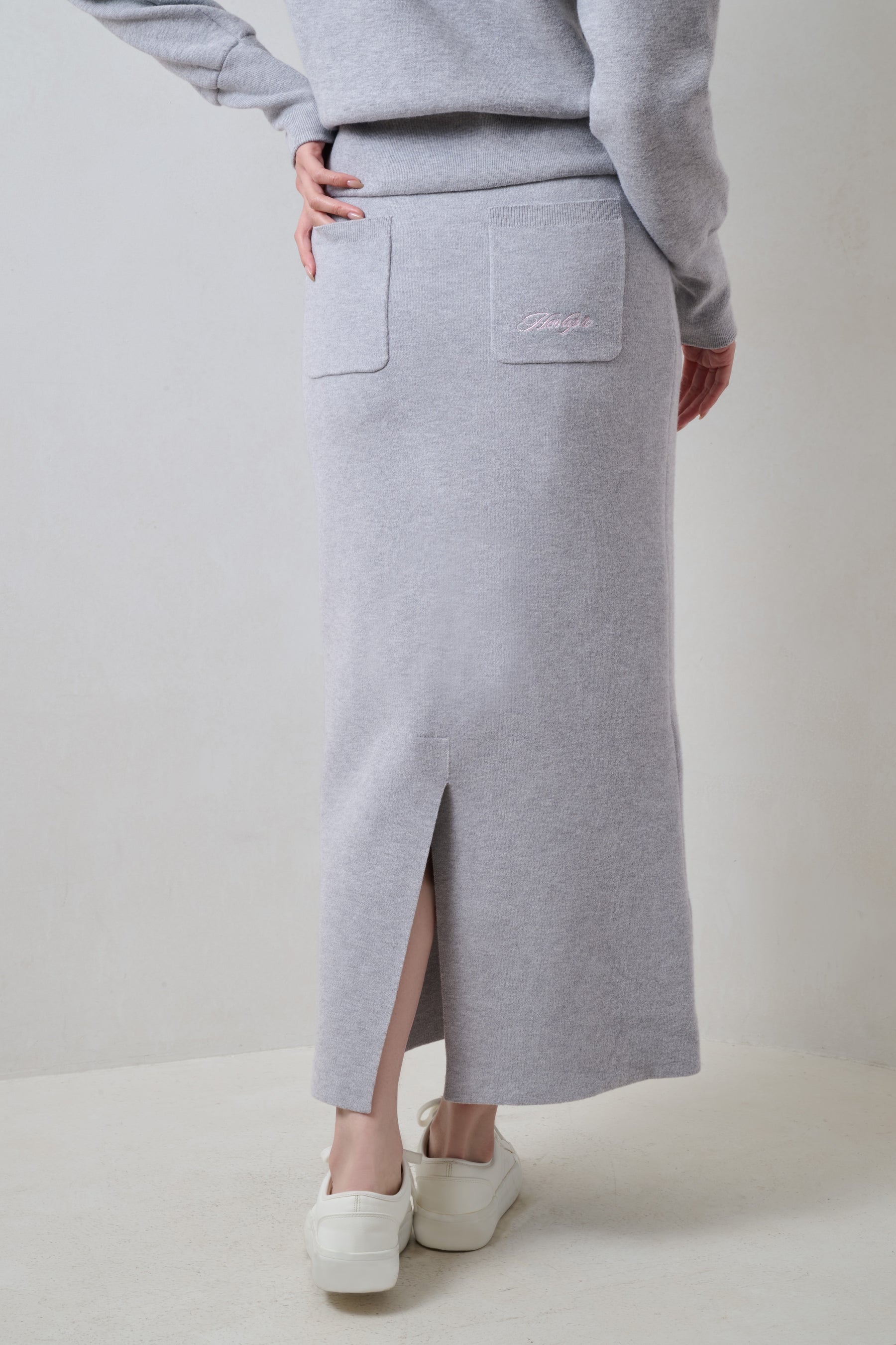 [Ship in mid-January] Luxe Comfort Knit Long Skirt
