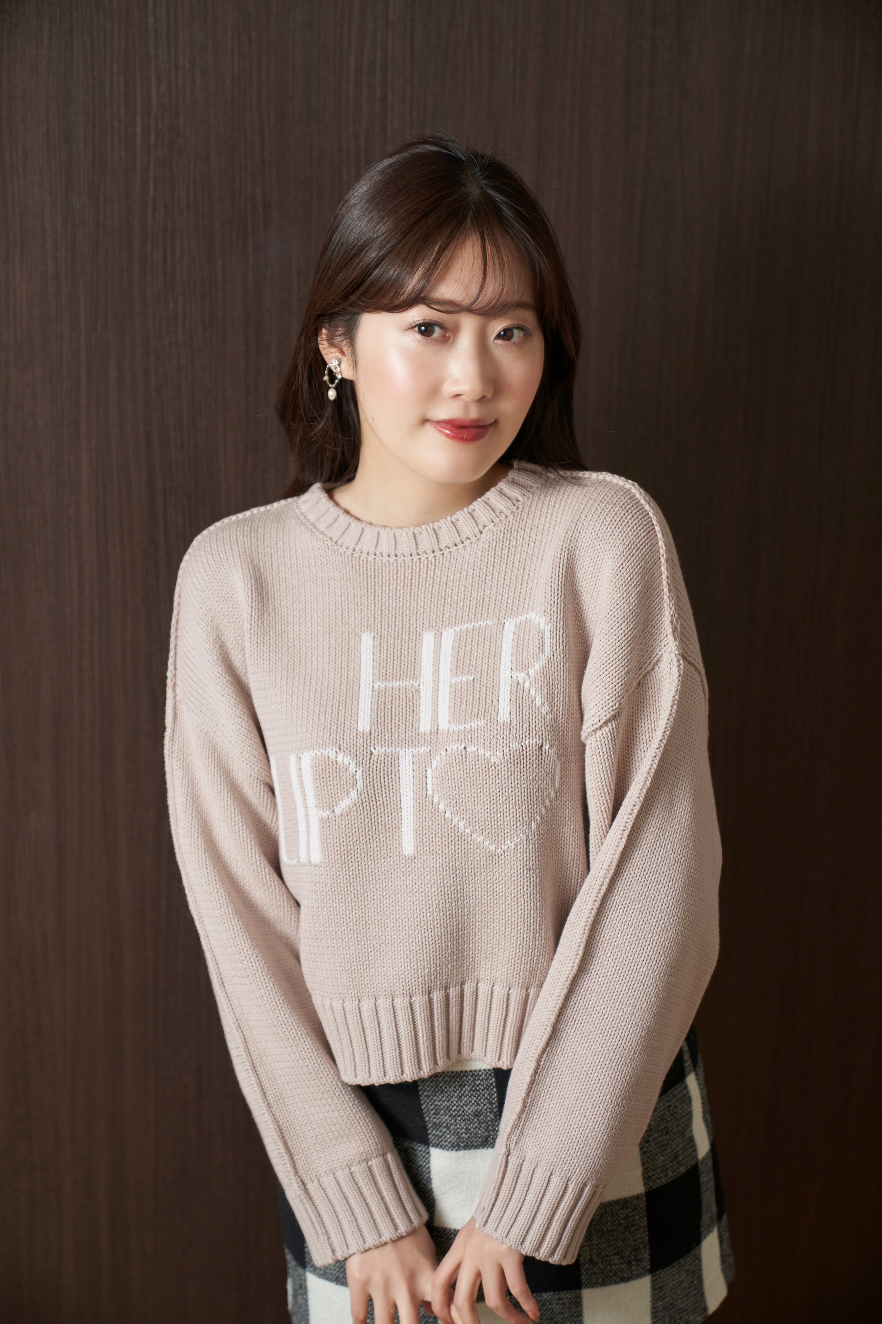 Share The Love Knit Top色ネイビーnavy