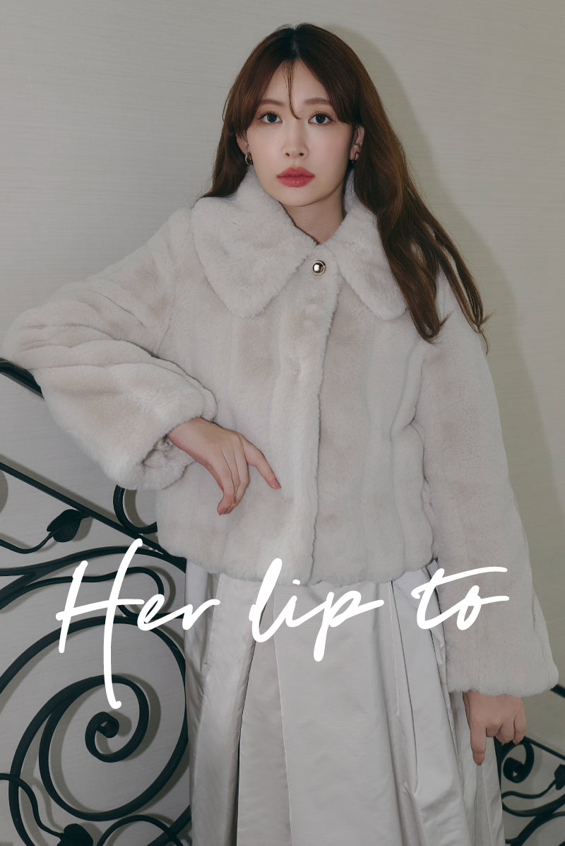 Her lip to