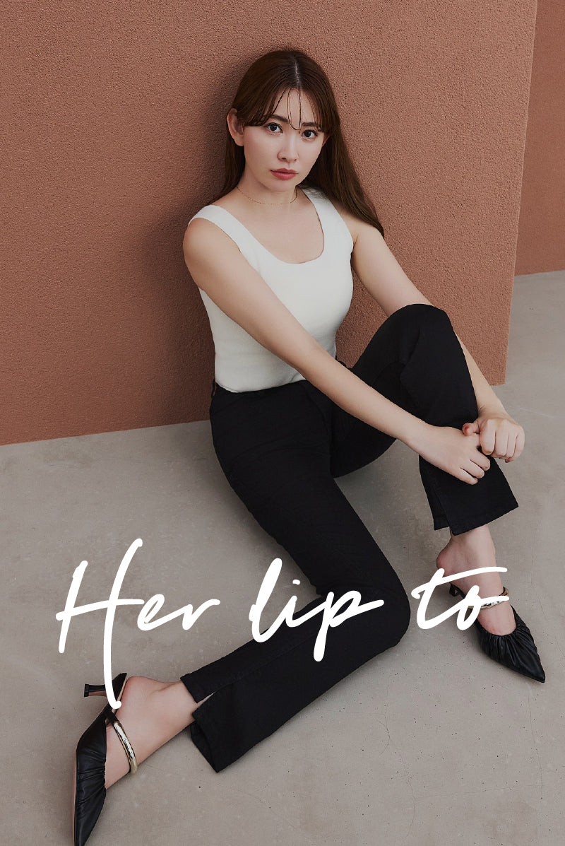 Her lip to