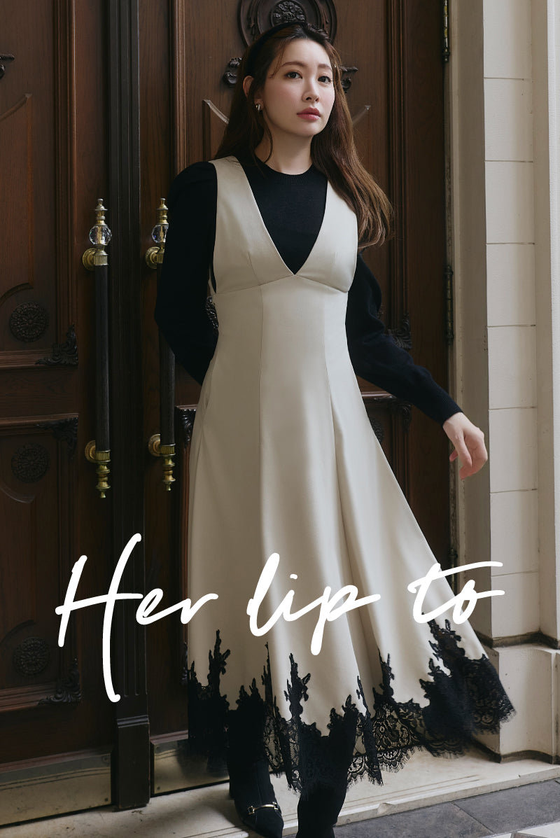 Her lip to