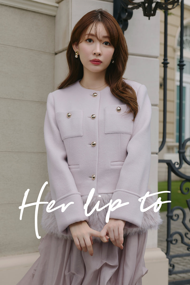 Her lip to