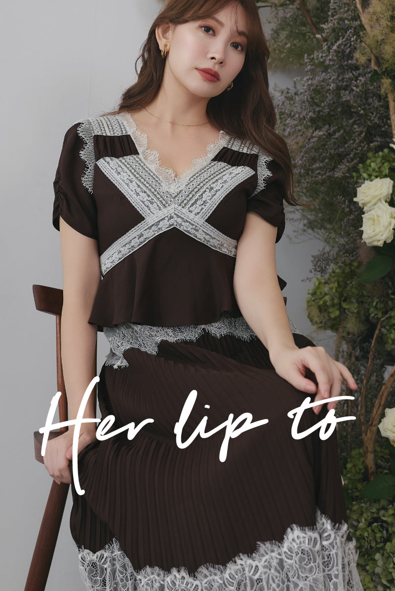 Her lip to