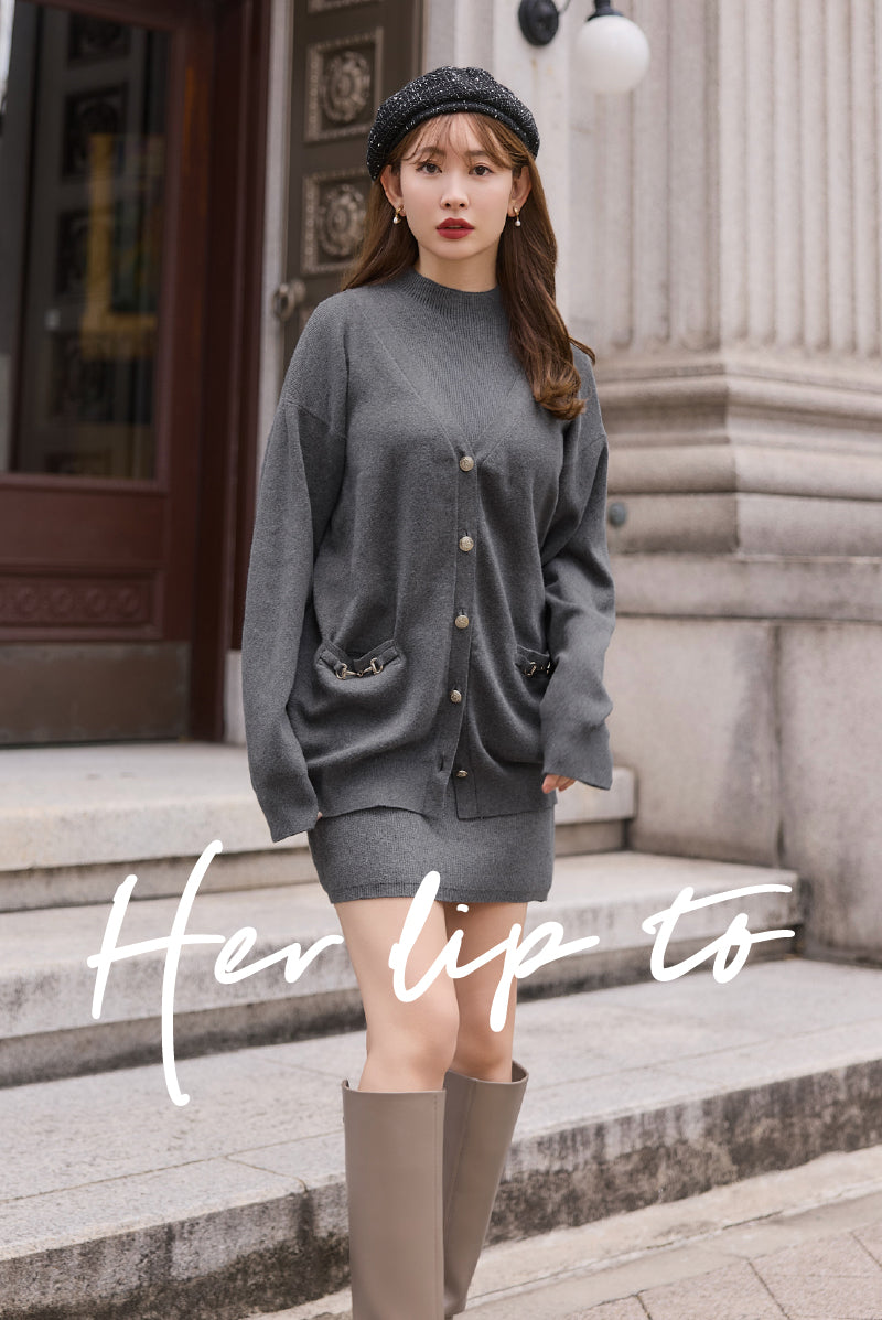 Her lip to
