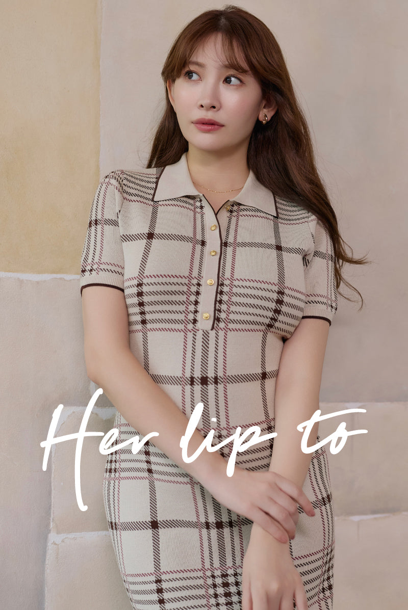 Her lip to