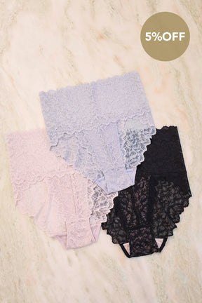 Everyday Magical Lacy Shorts 3 Set