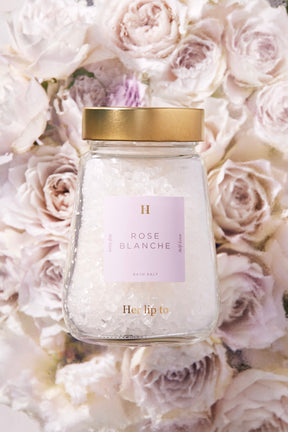 CRYSTAL BATH SALT - ROSE BLANCHE -